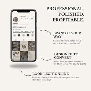 Professional Organizer Templates: Forms, Intake & Social Media Bundle (Canva) image 6