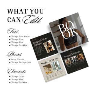 Medical weight management social media template with engaging patient education design