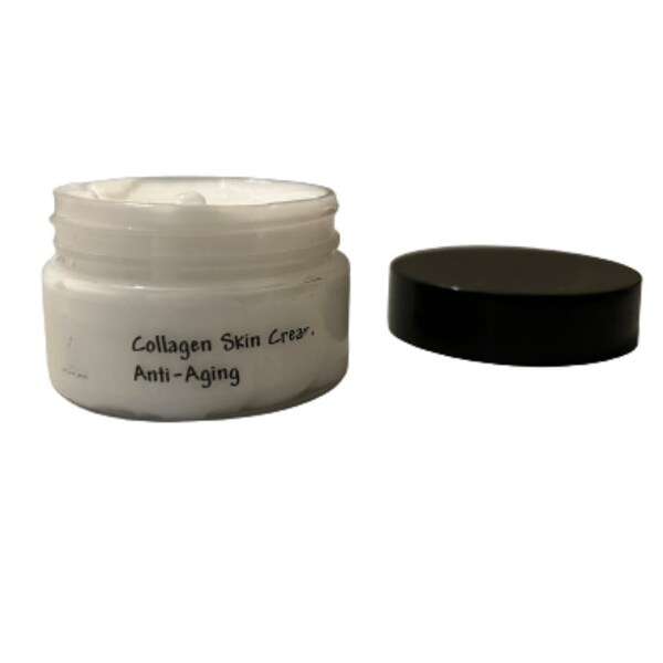 Collagen Skin Cream visibly reduces fine lines and wrinkles delays the effects of aging 1oz