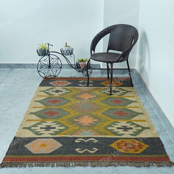 ウール100%手織りラグ トルコラグ モロッコラグ ラグ