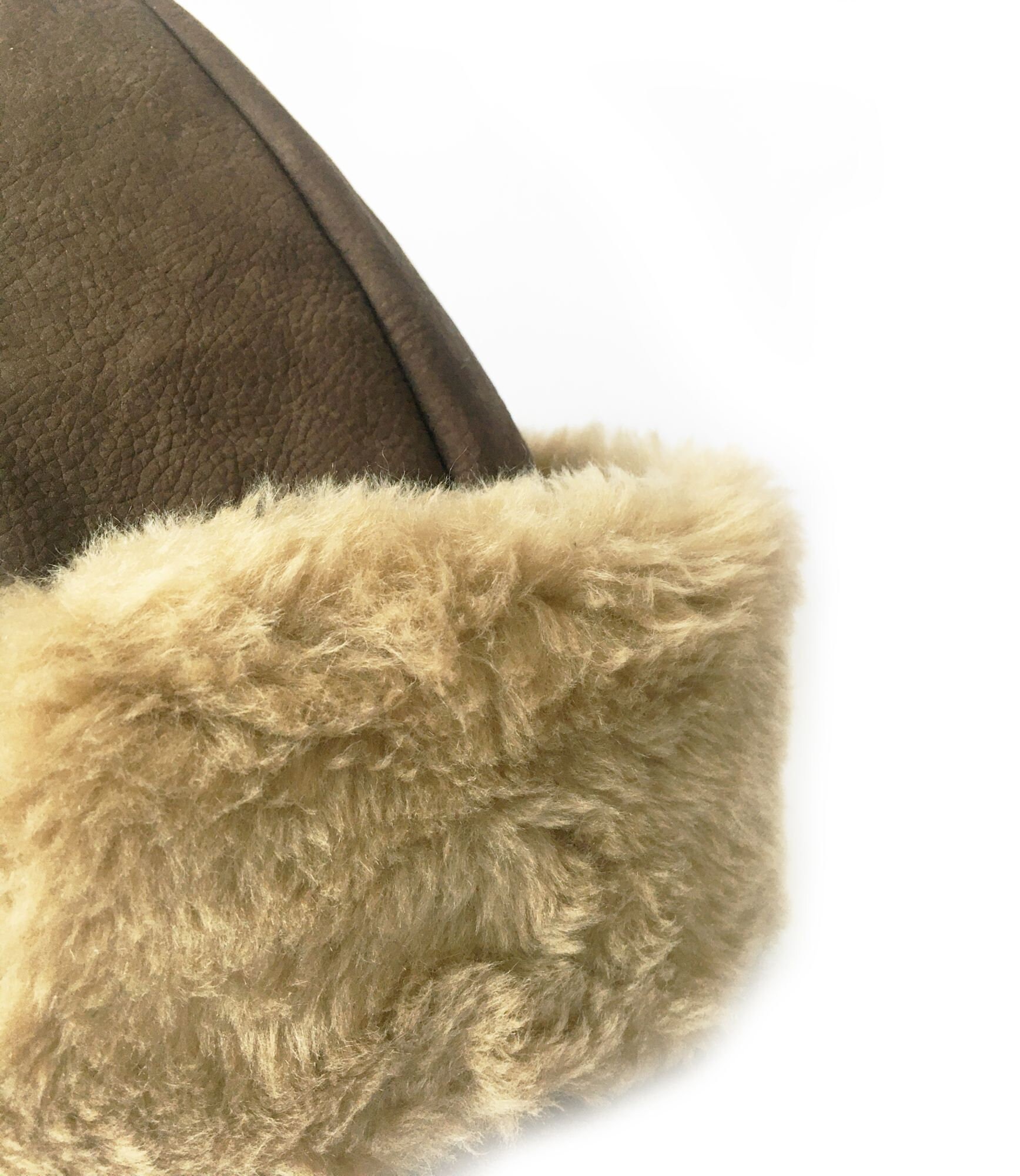 Traditional Ertugrul Gazi Börk Hat Nubuck Leather Light Brown With ...