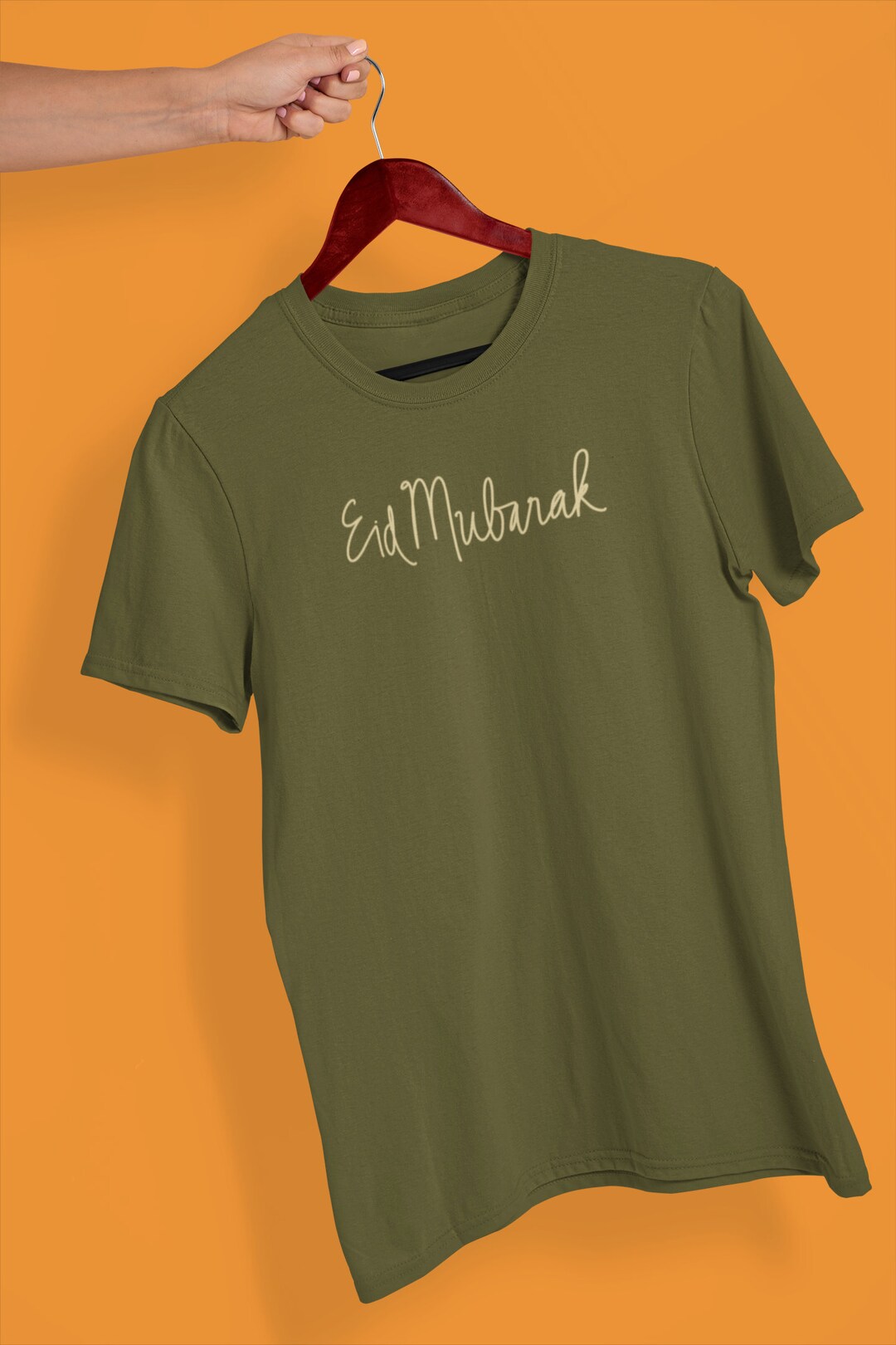 Eid Mubarak Hand Lettering Shirt Ramadan Kareem T-shirt Ramadan Holly ...