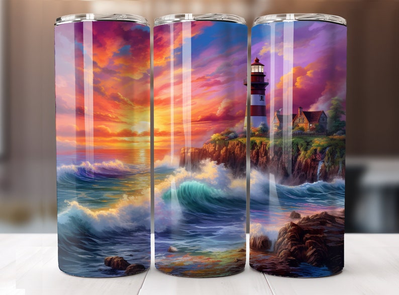 Del Mar Racetrack Lenticular 3D Tumbler – 20 Oz Cup With Moving Horse Design, 11 Styles To Choose From
