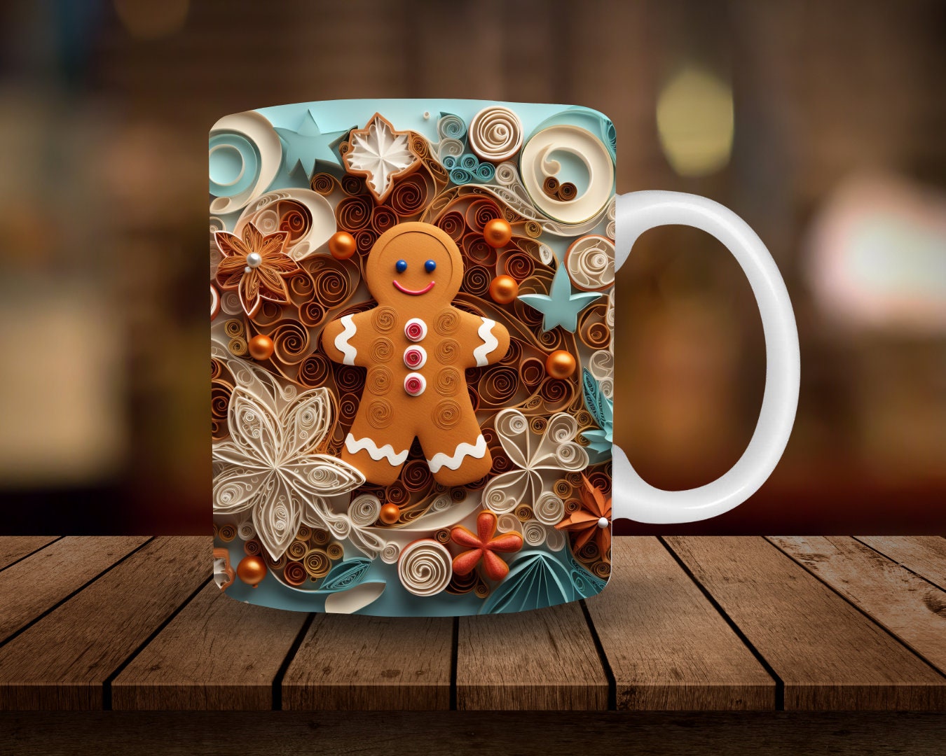 Dailygifts Ginger Lover Printed Ceramic Mug – 11oz Novelty Funny Gift For Coffee Or Tea