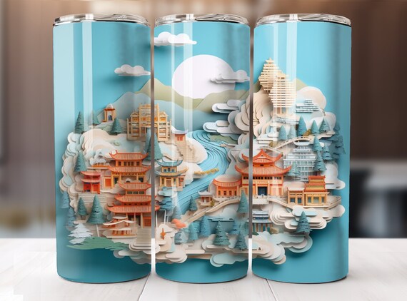 3D China 20 Oz Skinny Tumbler Sublimation Design Digital Download PNG  Instant DIGITAL ONLY, Chinese Tumbler Design - Etsy New Zealand