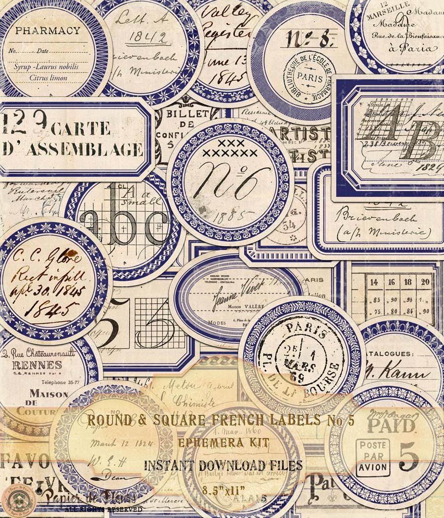 Old pharmacy labels - Etsy 日本
