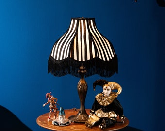 Black & White Stripes ~ Collection I - Victorian Lampshade