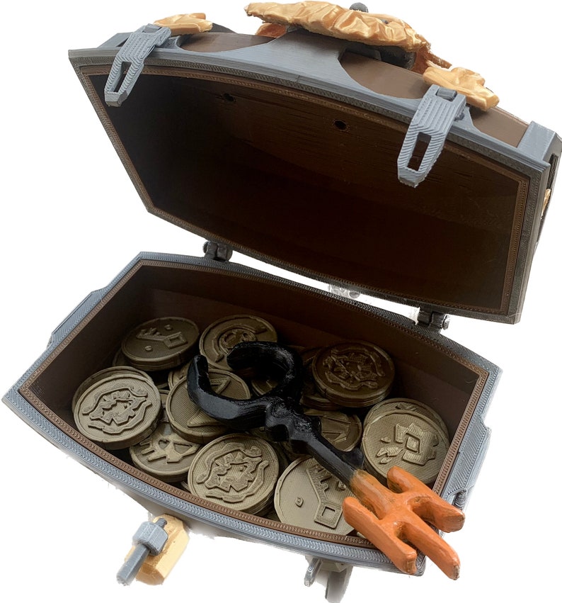 Sea of Thieves Chest Replica 3D Print Treasure Chest Chest of a