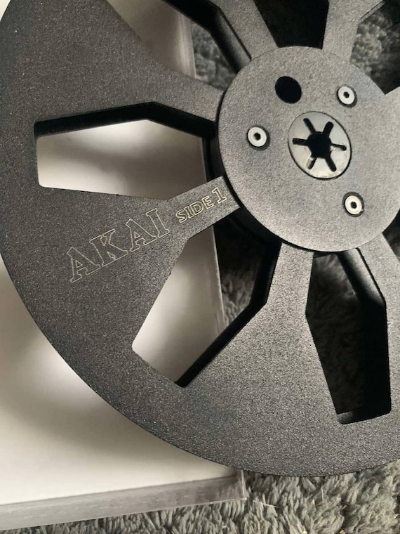 Bobine De Bande Magnétique Akai NAB - Aluminium 26,5 Cm - Vide Avec Boîte - Vintage