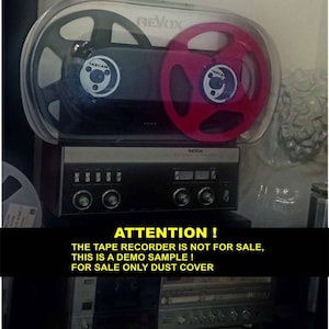 Revox A-77 Dust Cover for Reel Recorders with Aluminium mount plate