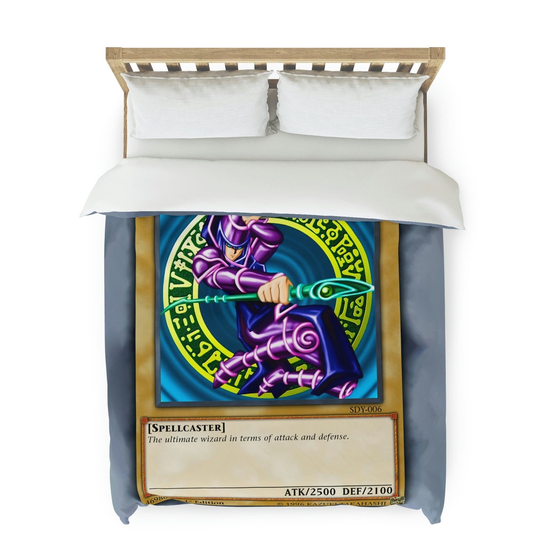 Dark Magician Duvet Cover Yu Gi Oh Trading Card Game Etsy