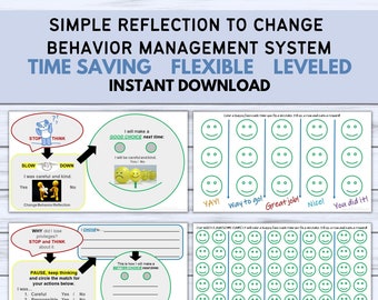 Behavior Tracking for Kids | Family | Homeschool | Classroom | Behavior Chart For Kids | Good Behavior Tracking | Action Plan | Color & BW