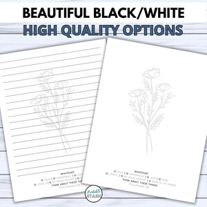 Printable Stationery Christian Stationery Set Writing Paper Notes Page ...