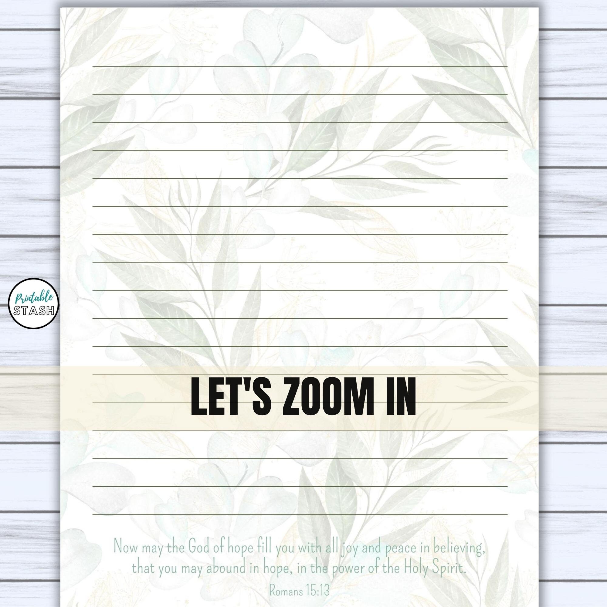 Printable Stationery Scripture Stationery Set Christian Writing Paper ...