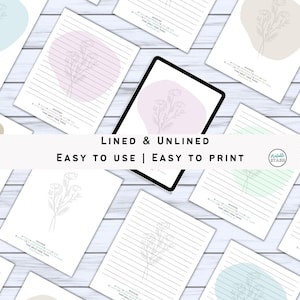 Printable Stationery Christian Stationery Set Writing Paper Notes Page ...