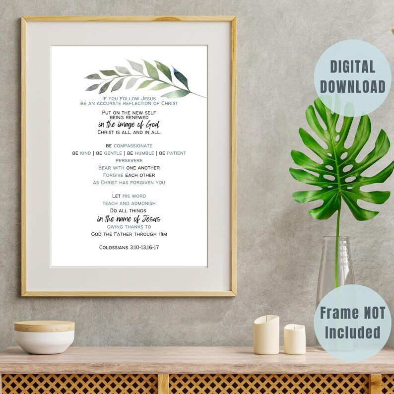 Printable Scripture Wall Art Bible Verse Wall Art in the - Etsy