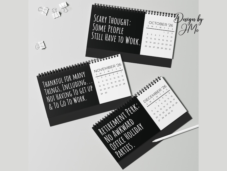Calendario de escritorio para la jubilación 2026, regalo divertido para hombres y mujeres, regalo de oficina original para compañeros de trabajo, regalo divertido de despedida para la oficina. imagen 8