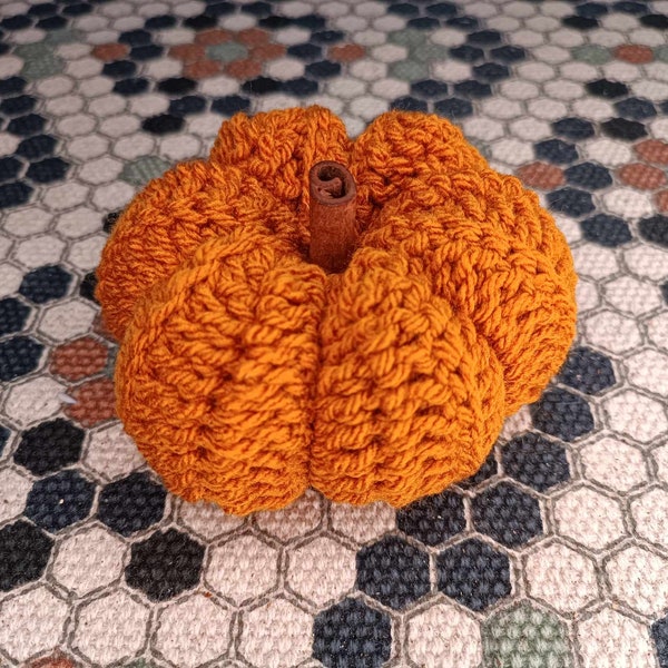 Citrouille décorative au crochet