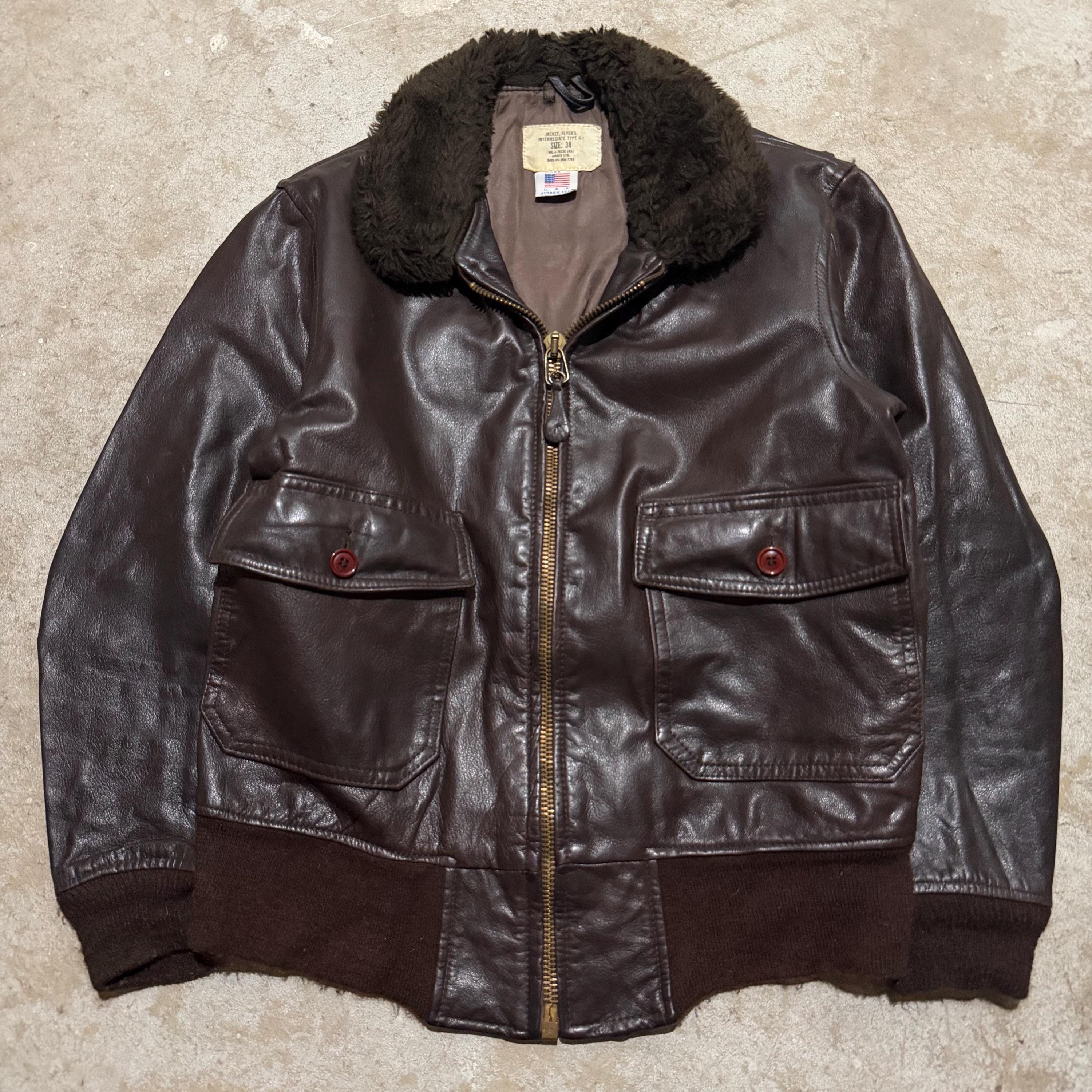 Avirex G 1 Leather Flight Jackets - Etsy
