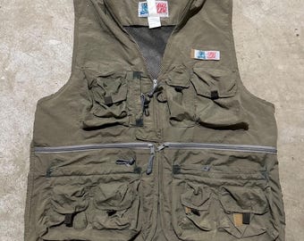 70s 80s Bob Church FISHING VEST vintage 70S 80S Bob Church Fishing