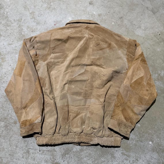 Vintage 90’s Italian Stone Patchwork Basic Brown … - image 4