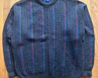 Vintage 90’s Pendleton Traditionals 100% Wool Virgin Wool Pullover Knit Sweater Size M Made In USA