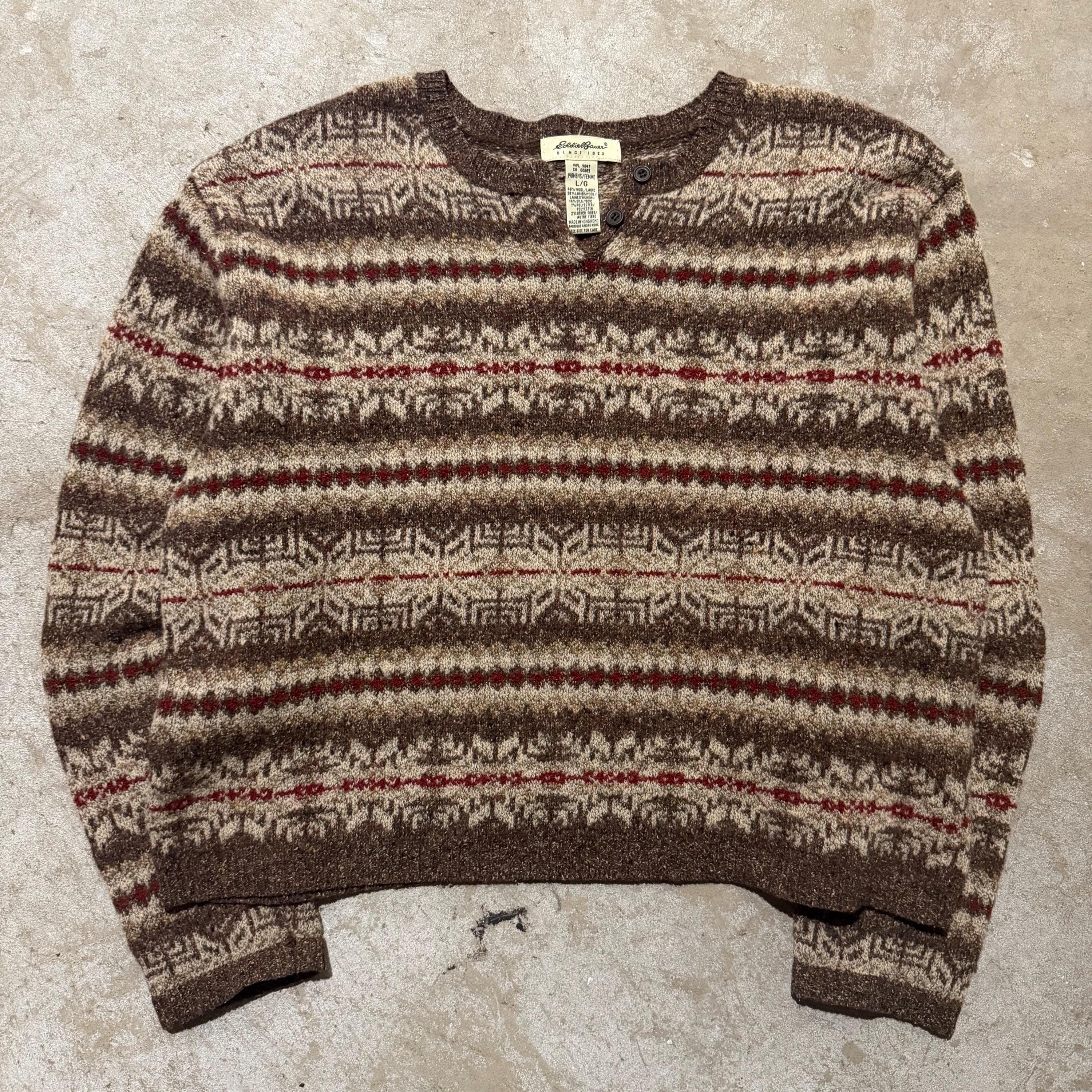 Vintage Mens Eddie Bauer Sweater - Etsy