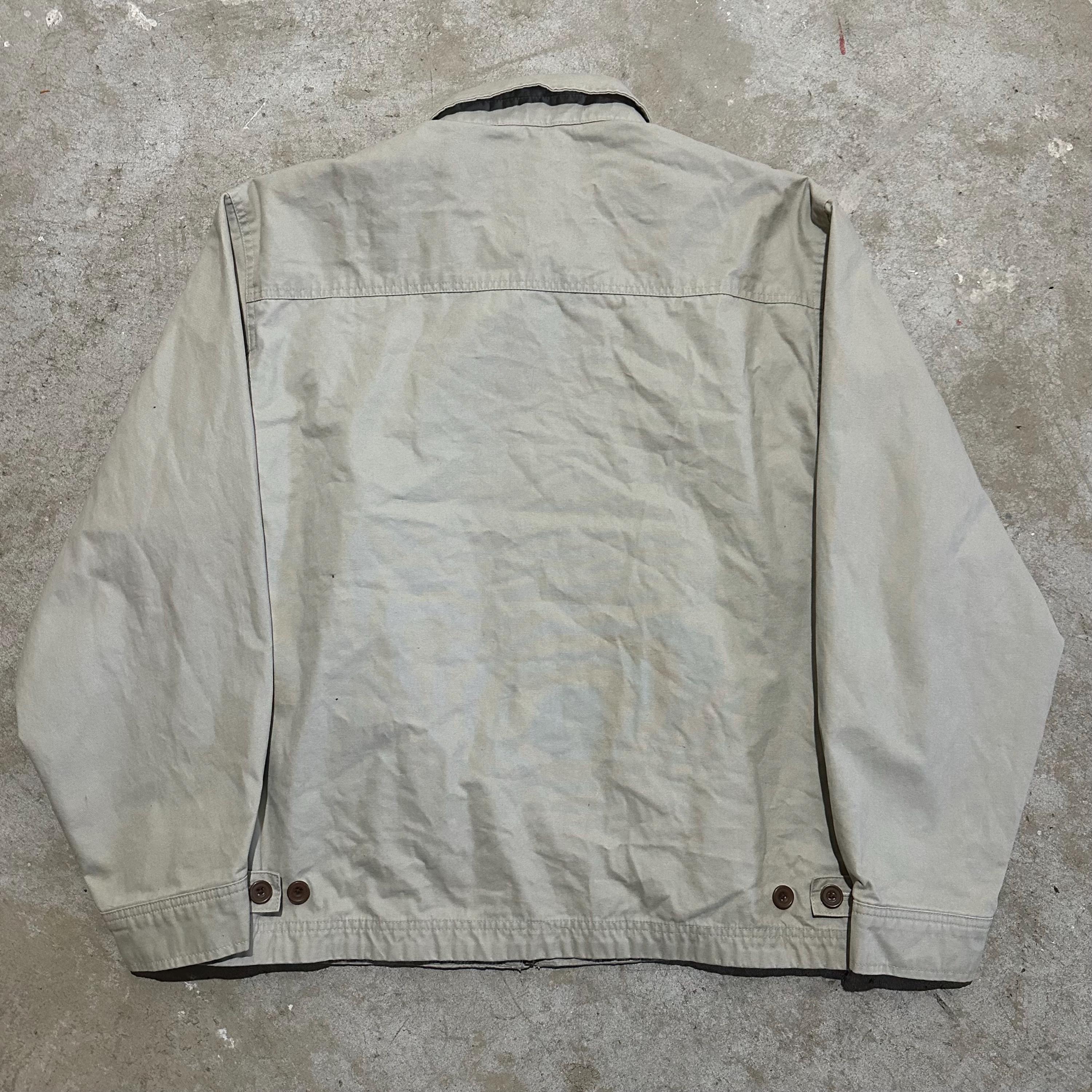 Vintage 90's Gap Essential Khaki Harrington Zip-up Jacket