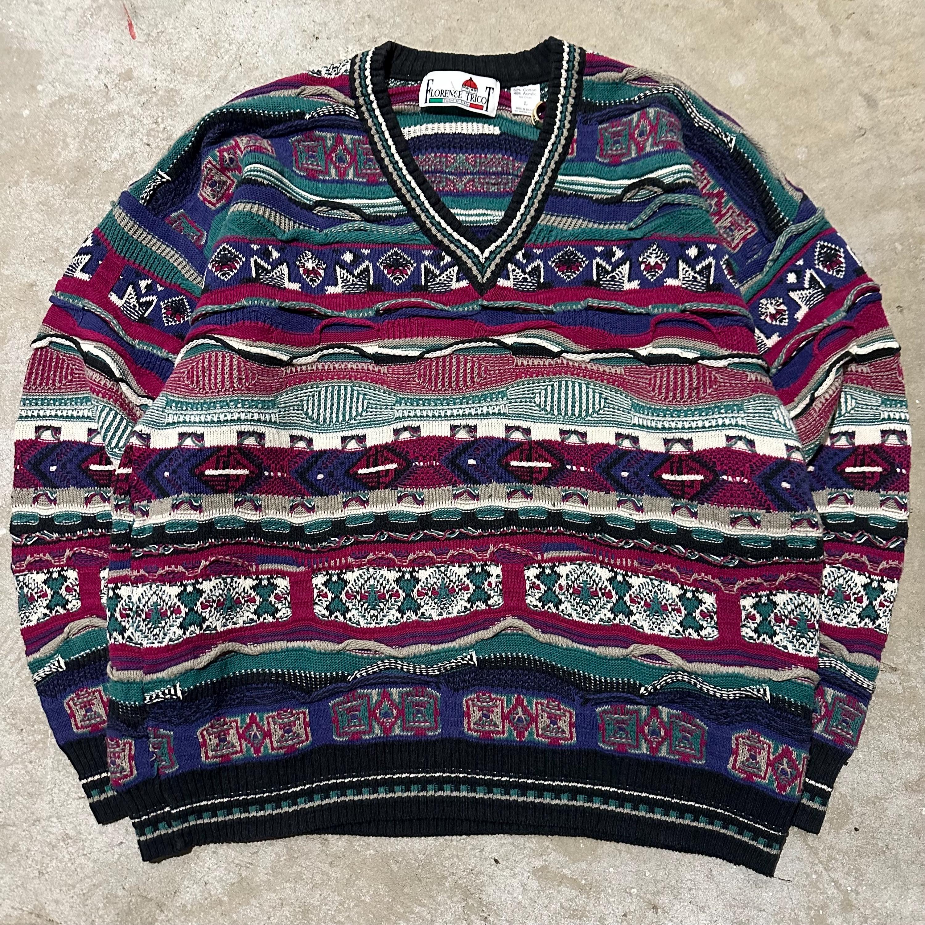 トップス archive COOGI 3D Crazy Patterned Knit il_fullxfull.5217602830_5z2i.jpg