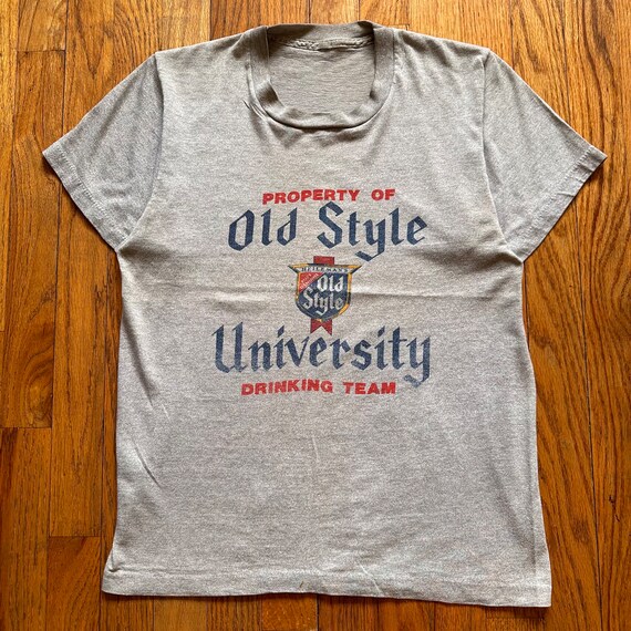 Vintage 80’s Old Style University Alcohol Beer Dri