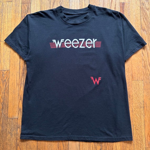 Vintage 90’s Weezer Rock Band Tee Doubke Sided Si… - image 1