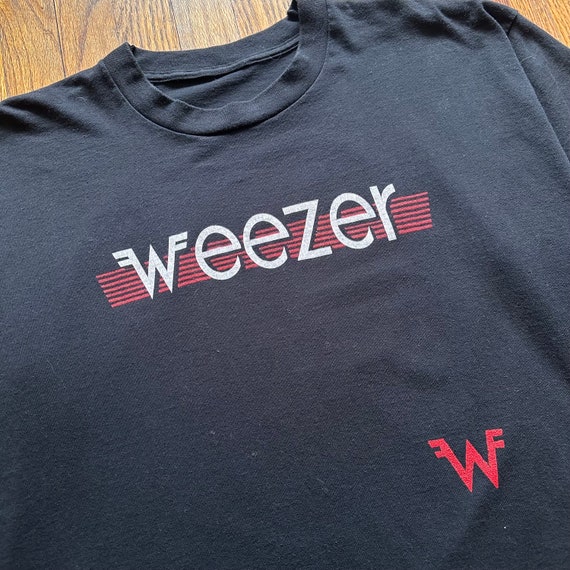 Vintage 90’s Weezer Rock Band Tee Doubke Sided Si… - image 3