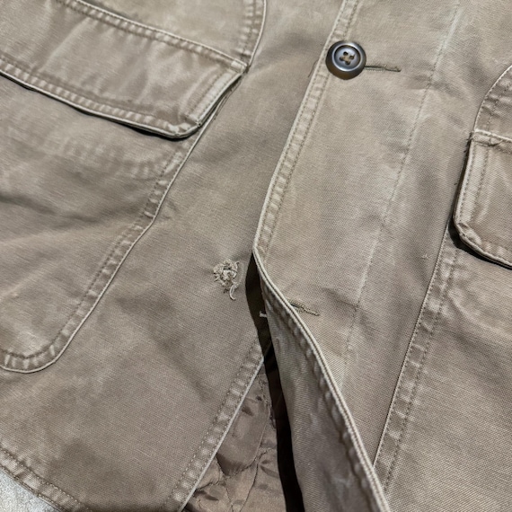 Vintage 90’s Gap Basic Brown Canvas Jacket Utilit… - image 5