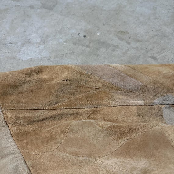 Vintage 90’s Italian Stone Patchwork Basic Brown … - image 6