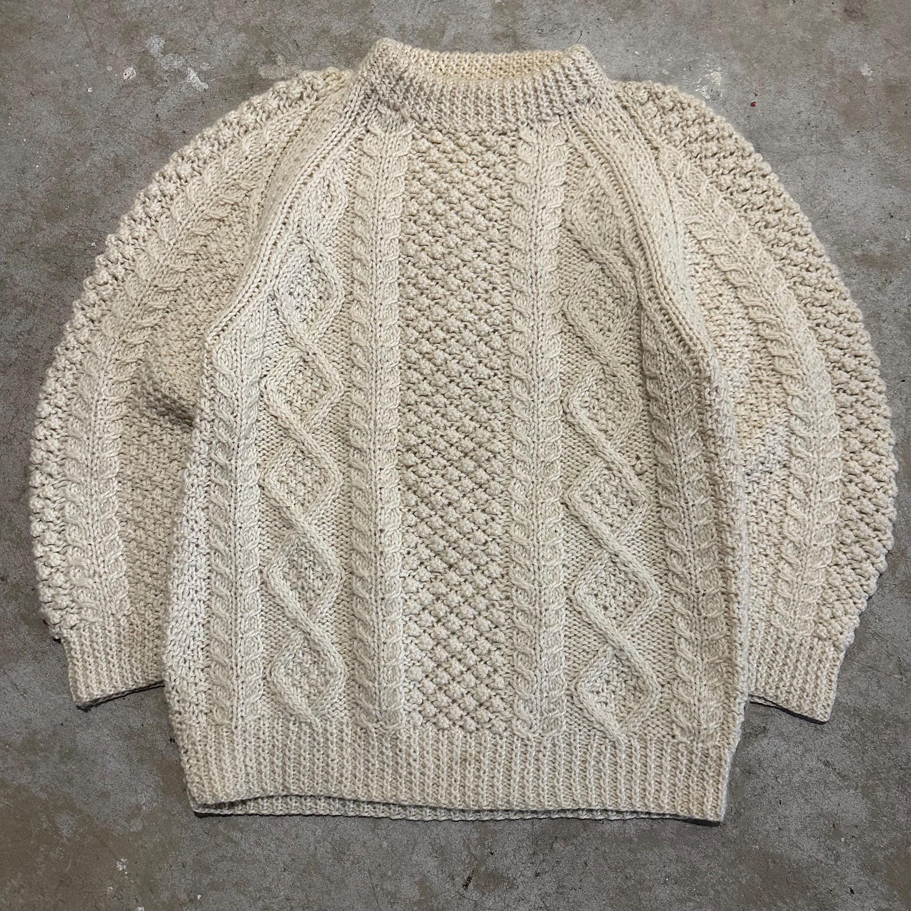 Cotton Fisherman Sweater - Etsy
