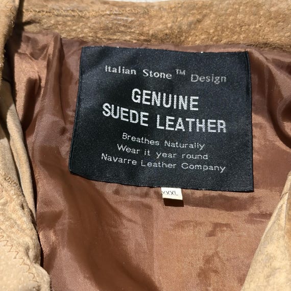 Vintage 90’s Italian Stone Patchwork Basic Brown … - image 5