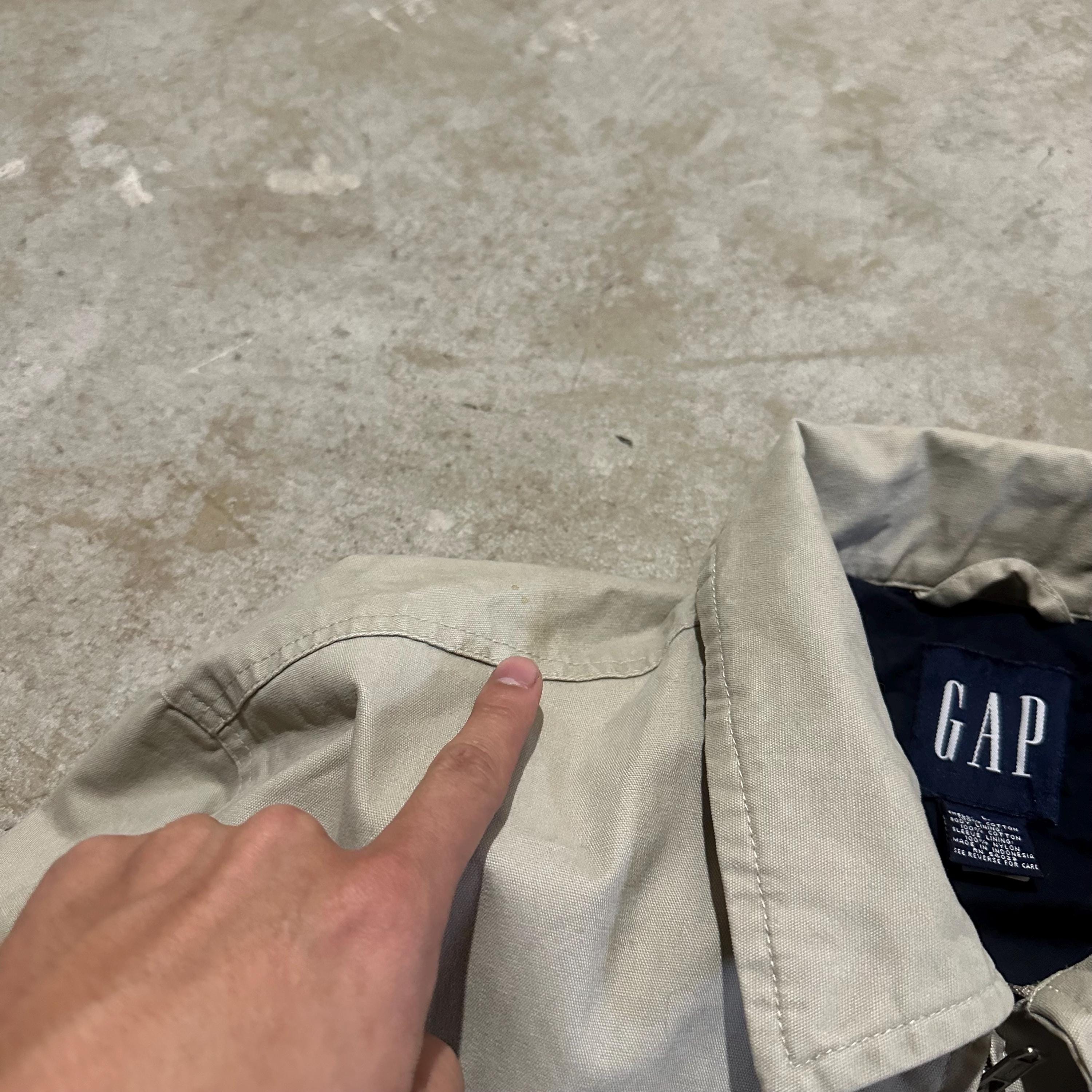 ジャケット・アウター 90s OLD GAP Khaki Harrington Jacket Vintage Gap Mens Harrington Jacket, Large | eBay
