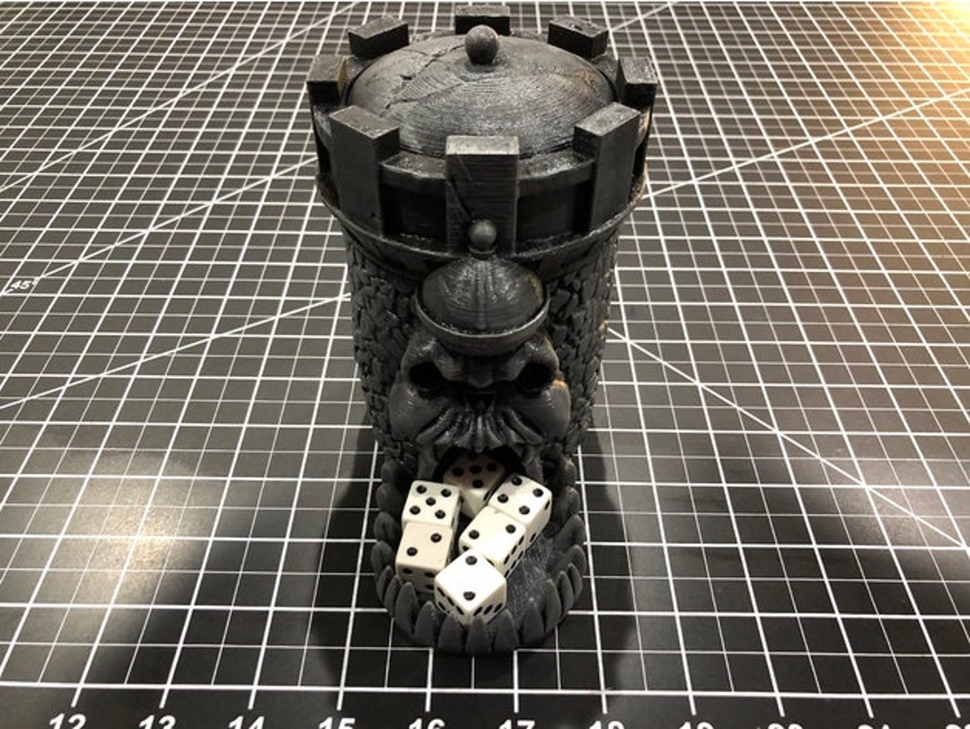 Castle Grayskull Dice Tower Jawbridge/ 3d Printed / Dice Tower Etsy