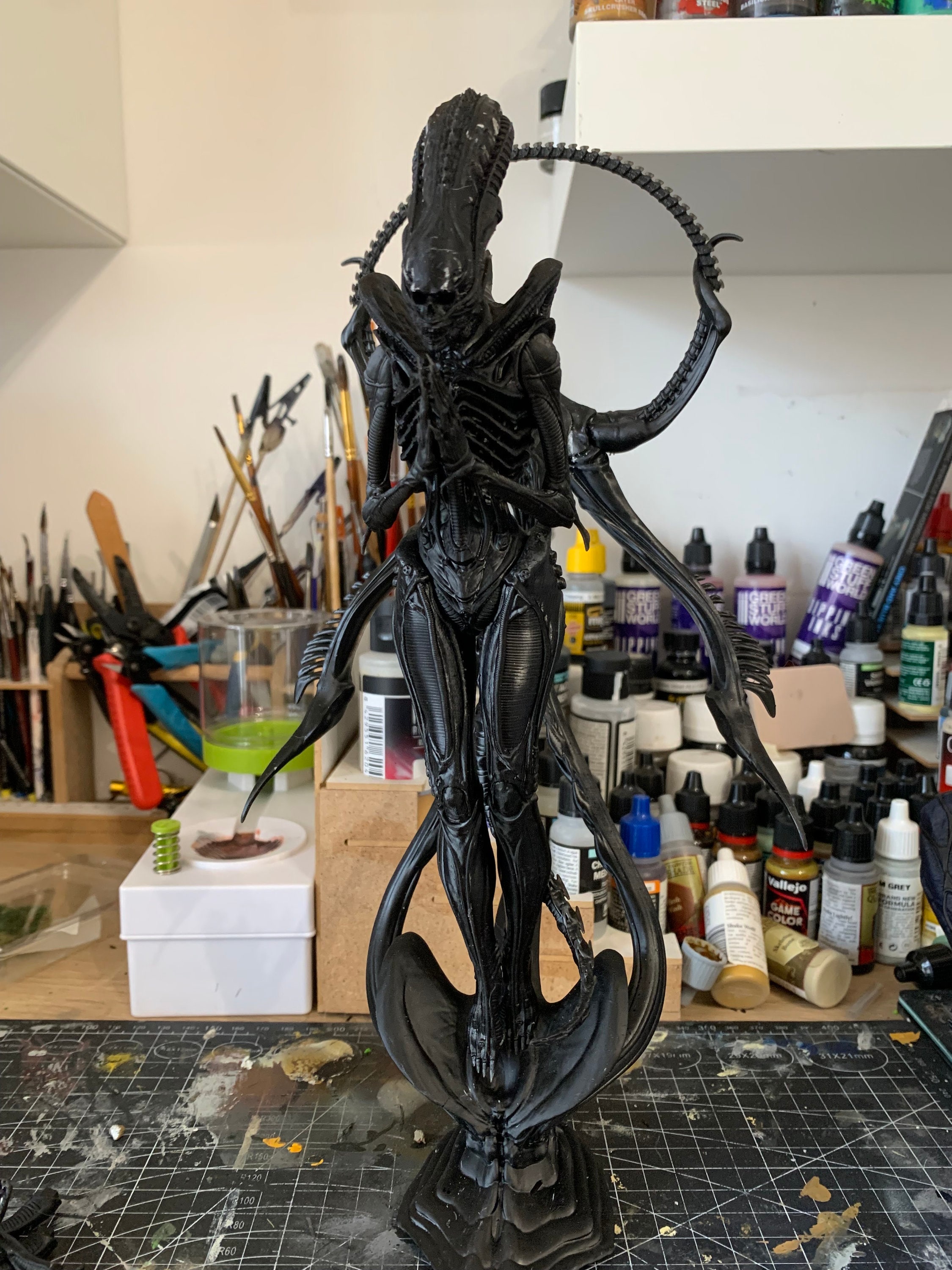 Alien Xenomorph Figure 35 Cm Statue Resin Kit or Painted Etsy