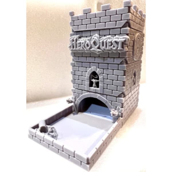HeroQuest Dice Tower/ 3D-geprint/dicetower/d&d/rollenspel/RPG