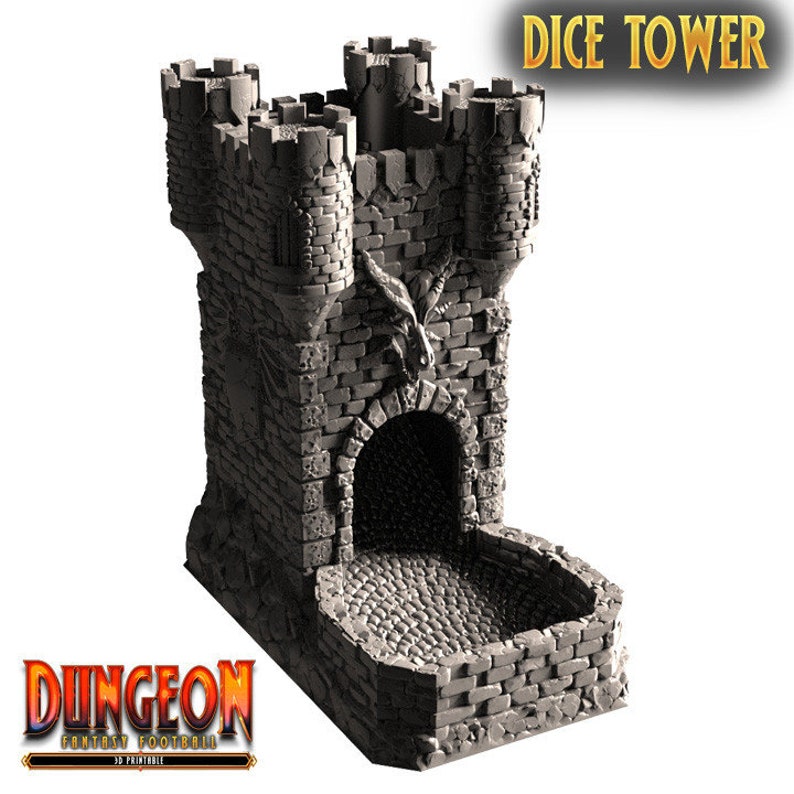 Heroquest Dice Tower/ 3d Printed / Dicetower / D&d / Warhammer