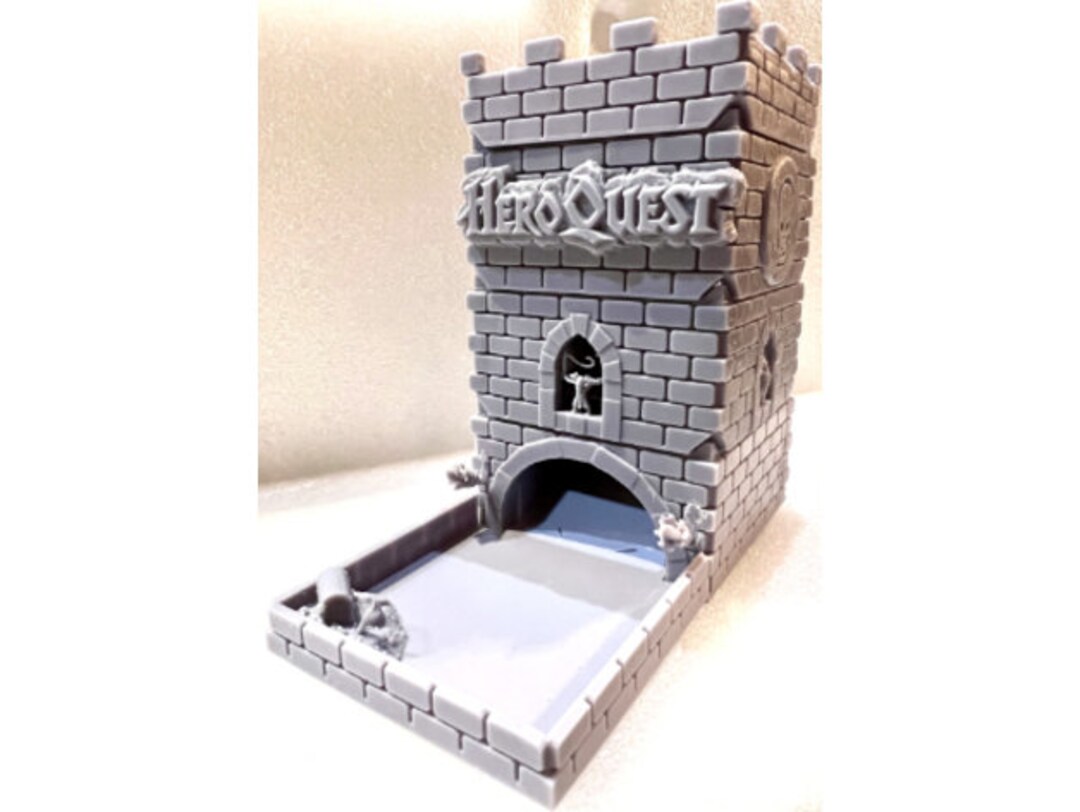 Heroquest Dice Tower/ 3d Printed / Dicetower / D&d / Roleplay / RPG Etsy