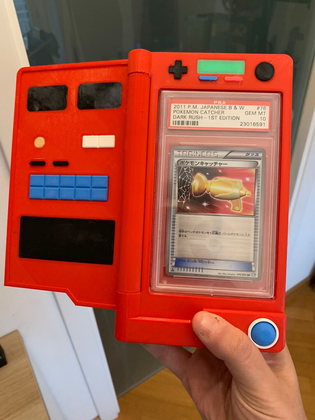 Pokedex Pokemon Card Holder Bgscgcpsagraad Printed in 3d Etsy