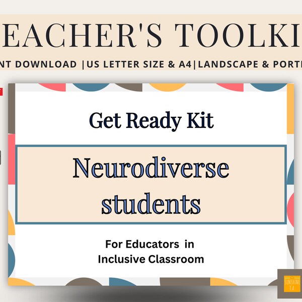 Comprehensive Inclusive Classroom Starter Kit for Teachers Working with Students with Learning Difficulties|ADHD, ADD, Dyslexia Student