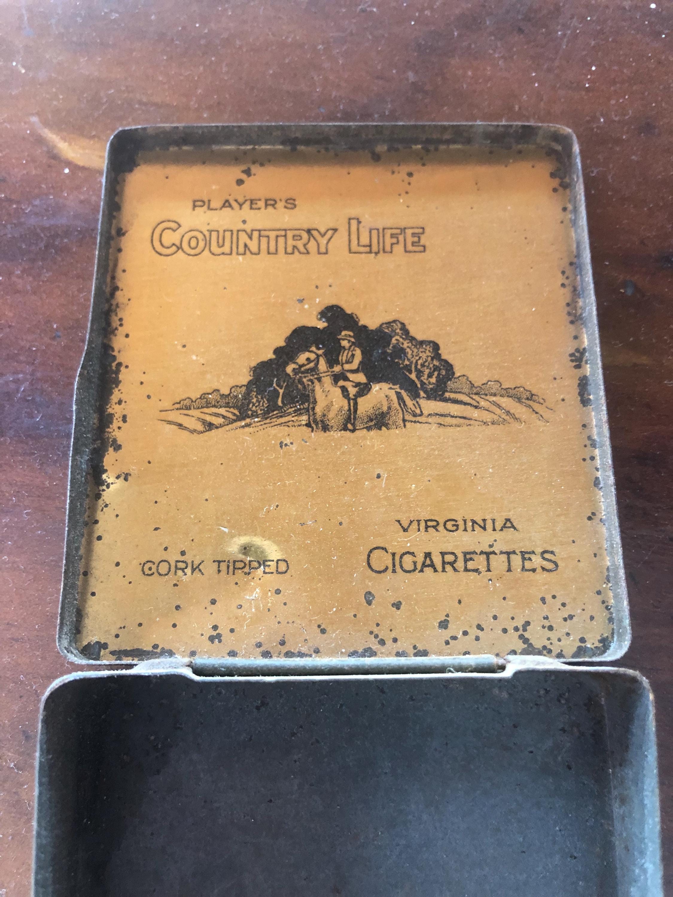 Vintage Country Life Cigarette Tin