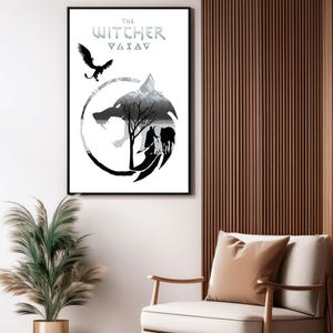 The Witcher - The Witcher 3 inspired digital art print