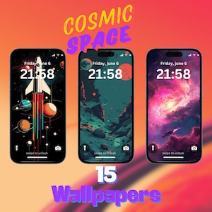 Cosmic  Space Wallpaper Bundle