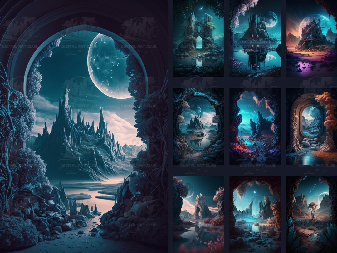 Fantasy Backdrops Simple 10 Fantasy Background Backdrops Overlays | Overlays for Photoshop ...