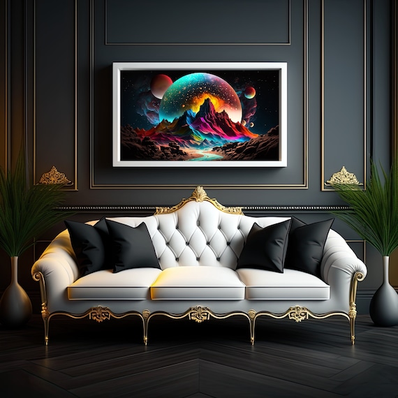 Enchanted Landscape | Digital Art Print, Wall Art, AI Generated