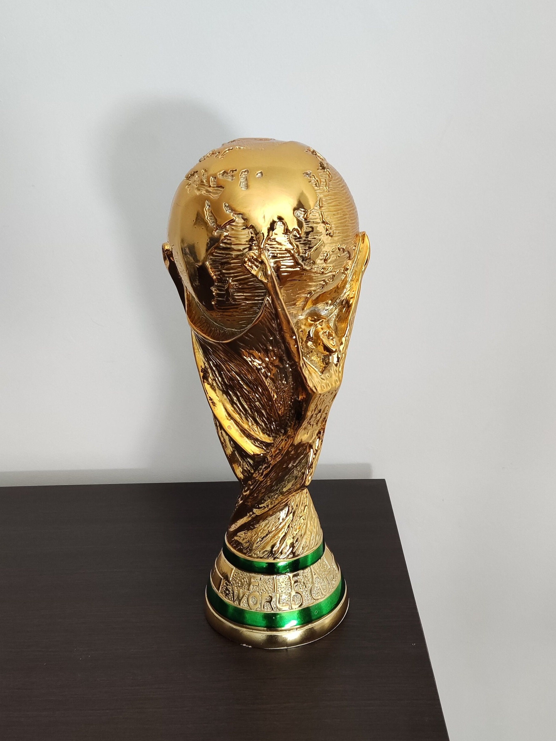 Replica soccer world cup trophy
